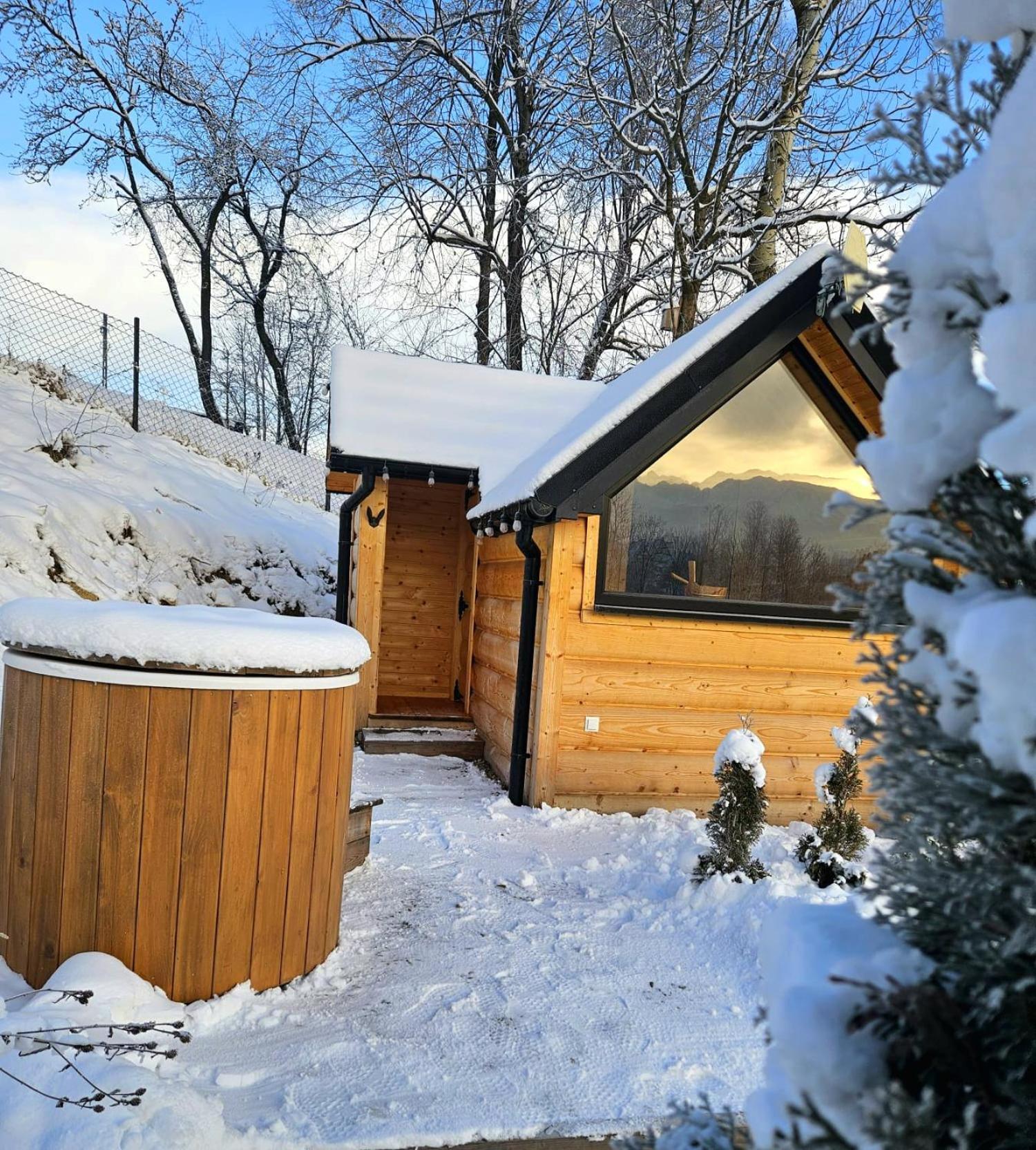 Jurta Na Wypasie - Luksusowy Namiot Z Widokiem Na Gory - Jacuzzi, Sauna, Split Ac, Private, Star View Zakopane Ngoại thất bức ảnh